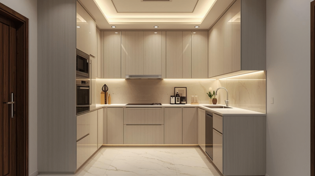 Modular kitchen interior design in mumbai by Trustnest interiors