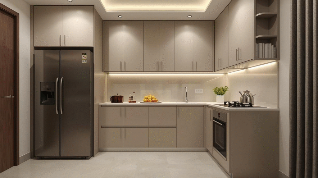 Modular kitchen interior design in mumbai by Trustnest interiors