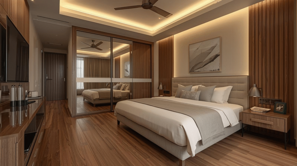 Bedroom design in mumbai by Trustnest interiors