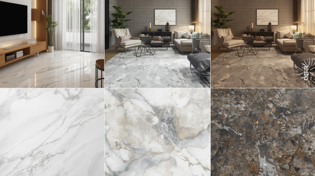 Flooring Stone Galat Hui Toh Regret Pakka | How to Choose Right Flooring Stone for Home Flooring stone comparison marble vs vitrified tiles vs granite