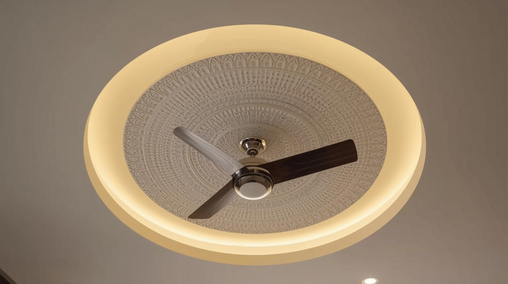 pop ceiling design fan box idias