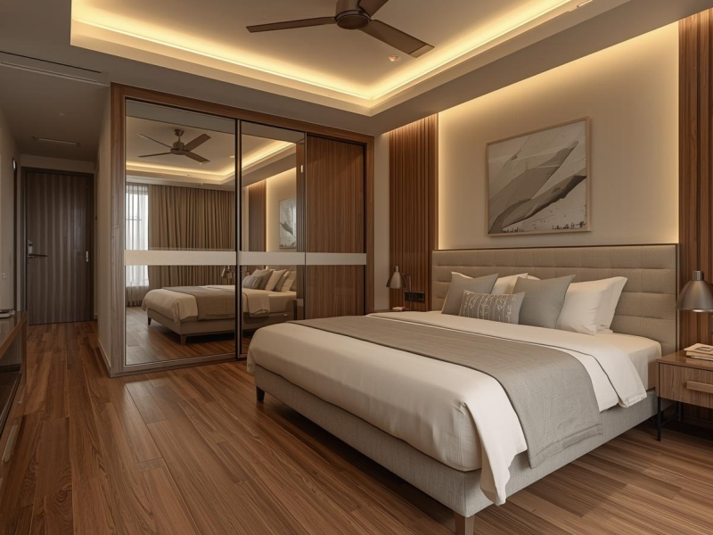 Bedroom design in mumbai by Trustnest interiors
